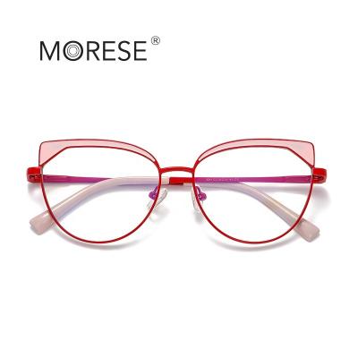 China Wholesale Cat Eye Eyewear Model 3041 Anti MORESE Glasses Fashion Glasses OEM ODM ODM Frames Cat Eye Eyeglasses TR90 Blue Light Optical Frame Designer Ready Stock for sale