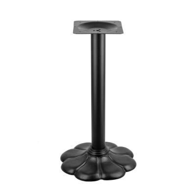 China Industrial Base Modern Room Furniture Hotel Restaurant Wrought Iron Leg Table Cast Iron Black Factory Style Coffee Table Base for sale