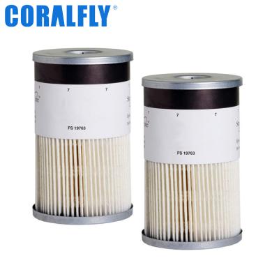 China CORALFLY Fs19763 Filter Truck Diesel Engines Fuel Water Separator Filter CORALFLY Filter for sale