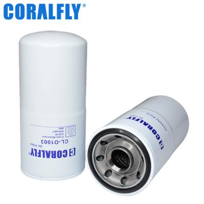 China SAE J1858 Efficiency Test CORALFLY LF670 Oil Filter Warranty 1 Year for sale