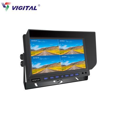 China Split Screen 7 Inch - Entry Car Headrest Monitor 7 Inch Quad Tft 4Ch High Definition Monitor for sale