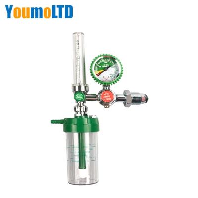 China To Regulate For Oxyen Flow And Pressure Of Oxygen Cylinders Medical Oxygen Regulator Gauge With Gas Flow Meter Oxygen Cannulas for sale