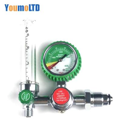 China To adjust for oxyen flow and pressure of oxygen cylinders oxygen regulator standard for medical oxygen regulator oxygen bullnose flowmeter for sale