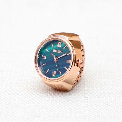 China Wholesale Luxury In Ring Watch China Quartz Movement Fit Ring Running Watch for sale