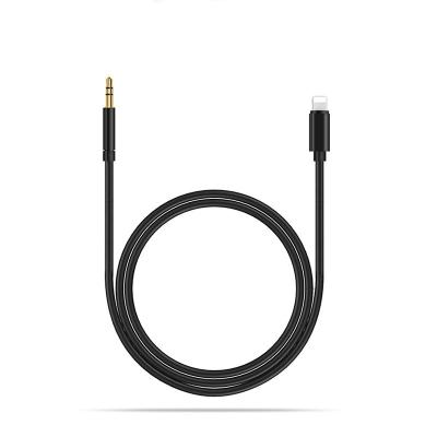 China Lightning to. cheap car mobile phone wholesale customs price factory price cable audio to AUX audio cable. 3.5 adapter for iPhone 7/8/x/11 for sale