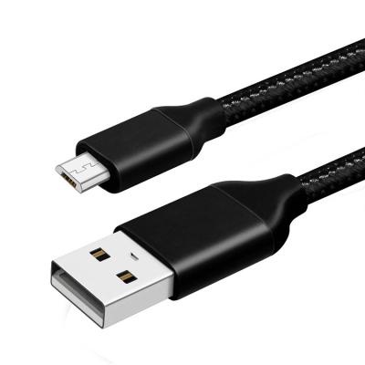 China Fast Charging Ship New Factory Hot Selling Style Wholesale Price Nylon Braided Best Quality Micro USB Data Cable For Mobile Phone for sale