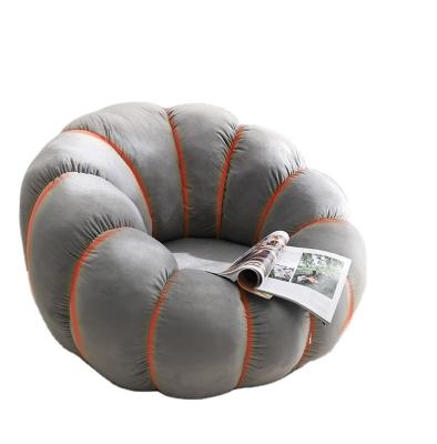 China Popular Simple Lazy Pumpkin Shaped Lazy Sun Lounger Cute Rotatable Internet Bedroom Chair Tatami Sofa Sofa Extended Chair for sale