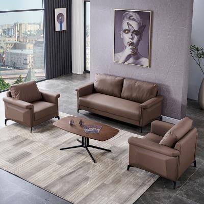 China Office Furniture Leisure Sofa Set VIP Lounge Faux Leather Modular Sofa 1 3 for sale