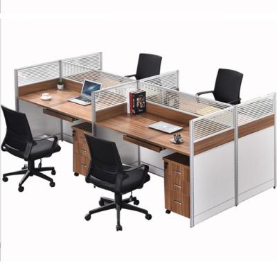 China Modern Popular Minimalism Fashion Sets Wooden Work Desks Screen With Event Cabinets For Office Furniture for sale