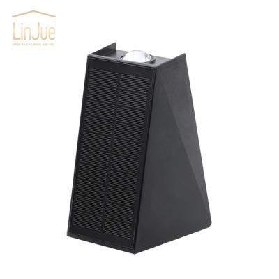 China Garden Zhongshan Hot Sale Outdoor Ip65 ABS Waterproof Decorative Wall Mounted Solar Led Garden Light for sale