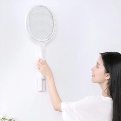 China Linjue 2023 Hot Sale Living Room Viable Bedroom ABS Electric Rechargeable Mosquito Bat Racket Swatter for sale