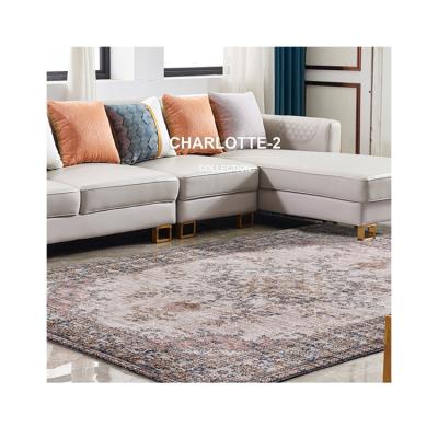 China Latest Design Eco - Friendly Bedroom Reversible Carpets Home Decor Rugs Heat Transfer Printed Area Rug for sale