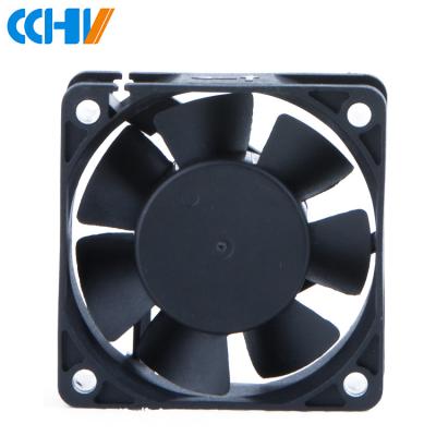 China Silent Flame Retardant Plastic Computer 5V 12V 24V DC Fan 60x60 60x60x25mm Axial Brushless Fan for sale