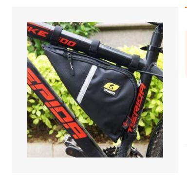 China Travel Frame Strap-on Pocket Bicycle Bike Storage Triangle Saddle Bag for Recycling for sale