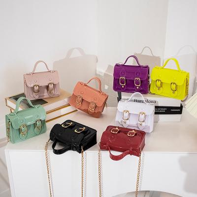 China 2022 Fashion Best Women Small Jelly Purse Mini Handbags Printing Kids Tote Bags Wholesale Cute Ladies Ladies for sale