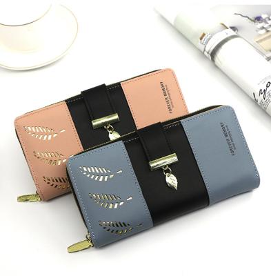 China Wholesale Waterproof Colorful Mountains Fashion Long Wristlet PU Leather Ladies Card Holders Grab Women Wallet for sale