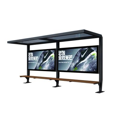 China RHS/SHS Exterior Sheet Metal Sheet Aluminum Alloy Galvanized Bus Stop Shelter for sale