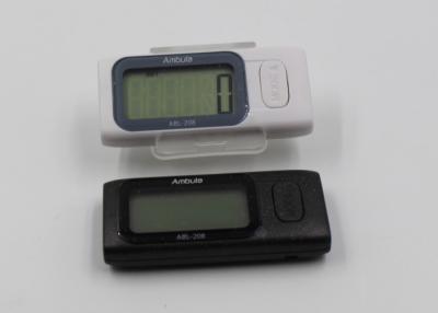 China Universele 3D Slimme Digitale Pedometer met Stappenkcal Mijlen/Km-Kloktijdopnemer Te koop