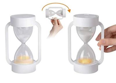 China 10 Minutes Sandglass Timer Fun Electronic Gifts Sand Hourglass With LED Night Light for sale