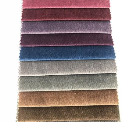 China Tear-resistant sofa fabric velor fabric velor upholstery fabric with T/C backibg for hometextile for sale