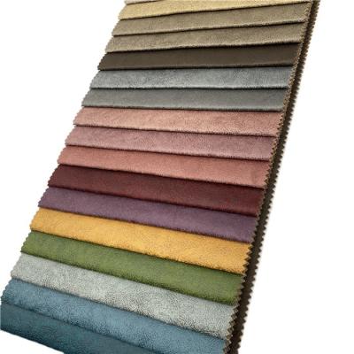 China New breathable tan suede bonded mohair velvet upholstery fabric price per meter velvet fabric for sofa for hometextile for sale