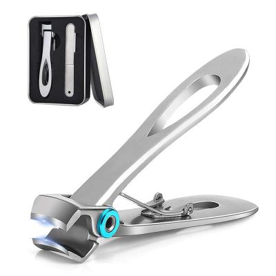 China Extra Wide Finger Jaw Opening Nail Clippers For Nail Cutter Thick Nails Manicure Set for sale