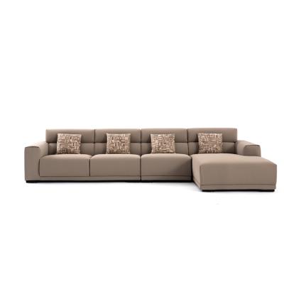 China Sectional Comfortable Sofa L Shape Sofa Living Room Sofas Modern Style 3 Seater Eco-Fabric Sofa for sale