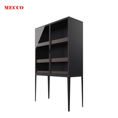 China Modern Wholesale Mecco Living Room Furniture Factory Furniture Cocktail Mirror Cabinet Home Bar Cabinet Storable Home Bar Cabinet for sale