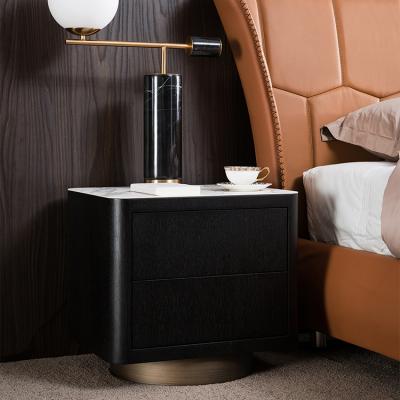 China Nightstand Bedside Table Marble Nightstand Bedroom Furniture for sale