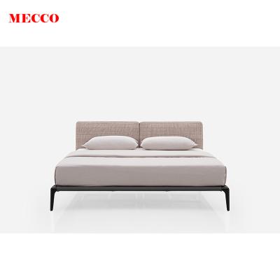 China Other Mecco China Luxary Cheap Beds Double Bed Matress Single Bed Fabric Upholstered Comfortable Furniture Wholesale for sale