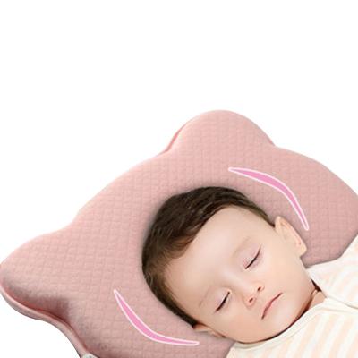 China 100% Cotton Head-shaping Support Memory Foam Baby Pillow for sale