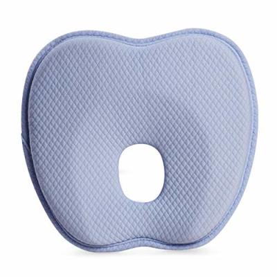 China Anti Flat Head Protection Positioning Baby Head Shaping Infant Sleep Pillow Memory Foam Baby Pillow With Cotton Cover for sale