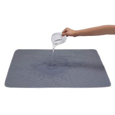 China Washable Reusable Puppy Dog Diapers Changing Wee Potty Mat Pet Urine Pee Training Pad for sale