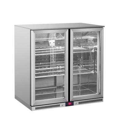 China Sell Well New Type Stainless Steel Double Door 220V 50HZ Deep Chest Freezer Bee for sale