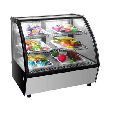 China Counter Top Cake Showcase Refrigerators Commercial Freezer For Ice-cream for sale