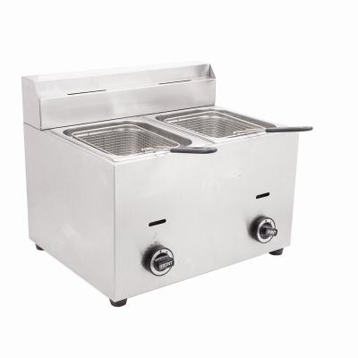 China Good Quality New Arrivals 6l Stainless Steel Industrial Machine Deep Fryer Gas Stainless Steel for sale