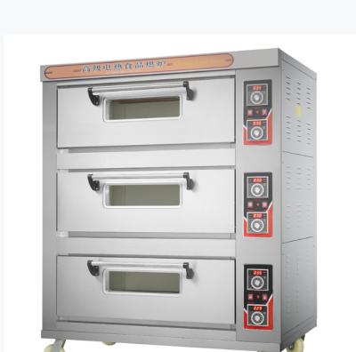 China Professional Electric Commercial Bakery Pizza Oven With Roller for sale