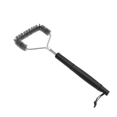 China Easily Cleaned Convenient Barbecue Tools Stainless Steel BBQ Outdoor Cleaning Brush With Long Handle for sale