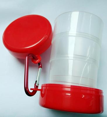 China Viable Plastic Pill Box Collapsible Collapsible Drinks Cup for sale