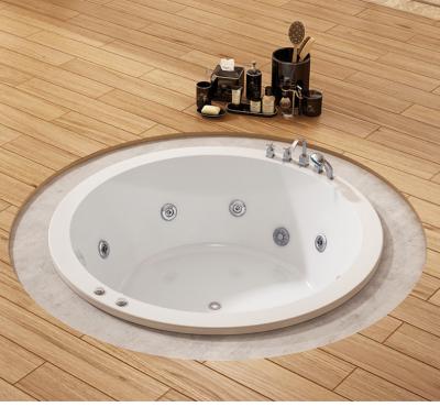 China Selling Item Hot Modern Acrylic Spa Drop-In Bathtub 2 Person Bathtub Massage Bathtubs And Whirlpools Modern Hot Round Bathtub for sale