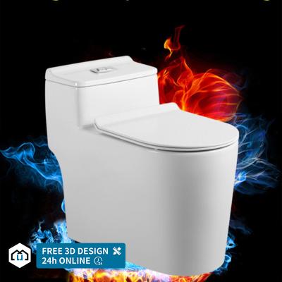 China Modern Durable Toilet Seat Spray Toilet Siphonic Low Water Cistern Water Closet for sale