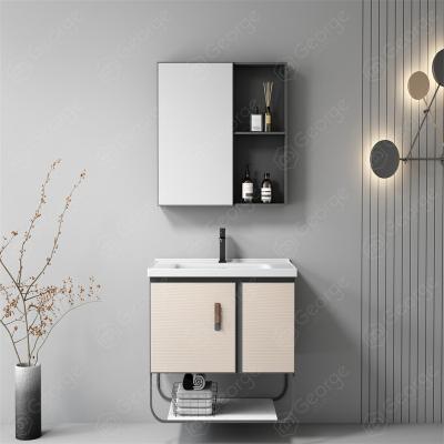 China Modern simple style bathroom vanity aluminum bathroom cabinet L6605 for sale