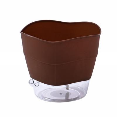 China Breathable Indoor Plant Pots Decor Plastic Pots For Nursery Plants Self Watering Plant Pot for sale