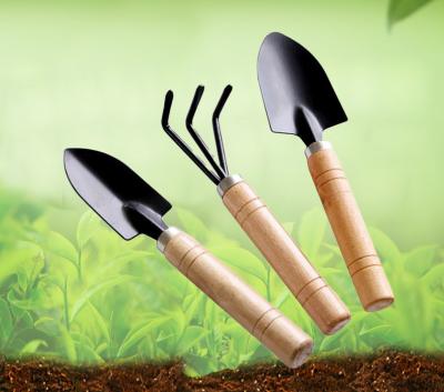 China Best Selling Garden Tools 3 Pieces Mini Hand Tools Set For Small Gardening Shovel Gardening For Kid Plant Flower for sale