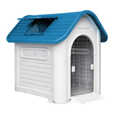 China H004 Pet Kennel Pet Kennel Indoor Warm Cave Plastic Waterproof Windproof Hard Durable Indoor Large Cat Kennel With Ramp for sale