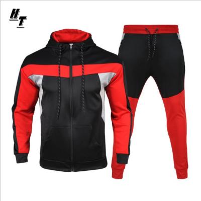 China HT Mens Fit Tracksuits Sweatsuit Sportswear Breathable Custom Gyms Set Sweatsuit for sale