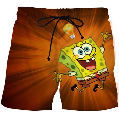 China 2021 New Arrival QUICK DRY Mens Swim Trunks Beach Shorts Beach Pants Cartoon Logo Quick Dry Shorts For Men for sale