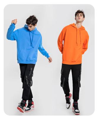 China Solid Color Candy Free Sample Loose Anti-pilling Pullover Hoodie Women Men Oversized Hoodie Sweatshirt for sale