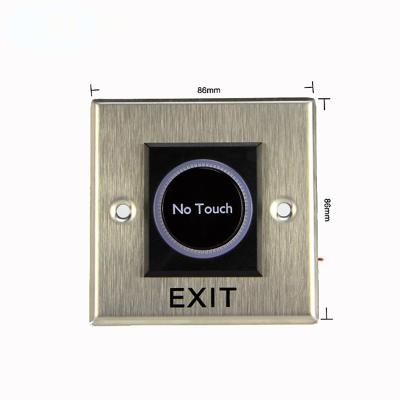 China no touch greet open infrared sensor exit button 86Lx86Wx40H (mm) for sale