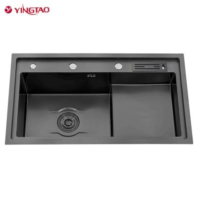 China Without Faucet High Capacity Deep 201/304 stainless steel undermount install kitchen sink and bathroom for sale